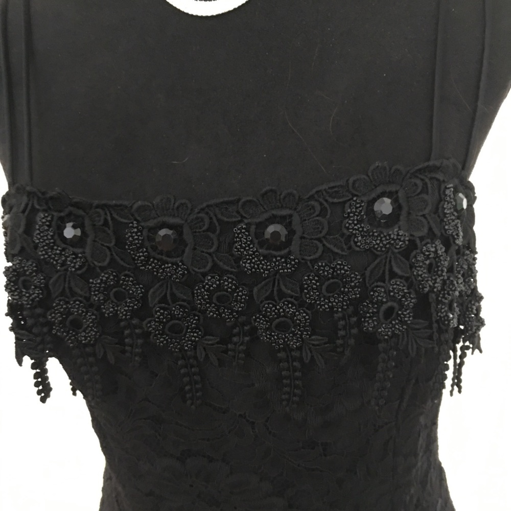 NWT Jessica McClintock beaded cocktail dress